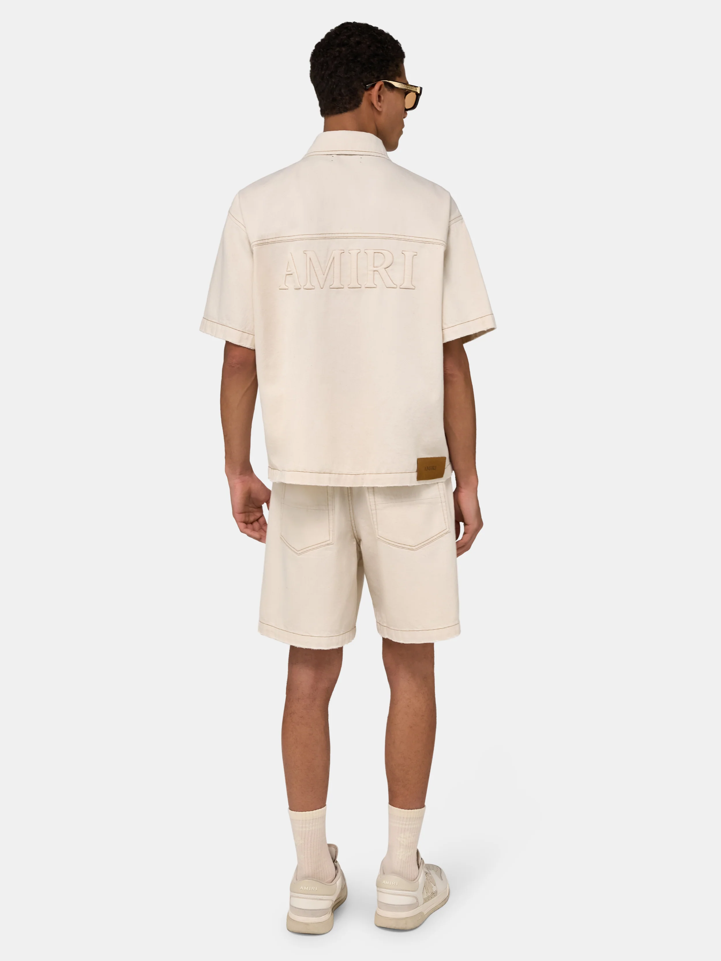 AMIRI DENIM SHIRT - Ecru - Image 3