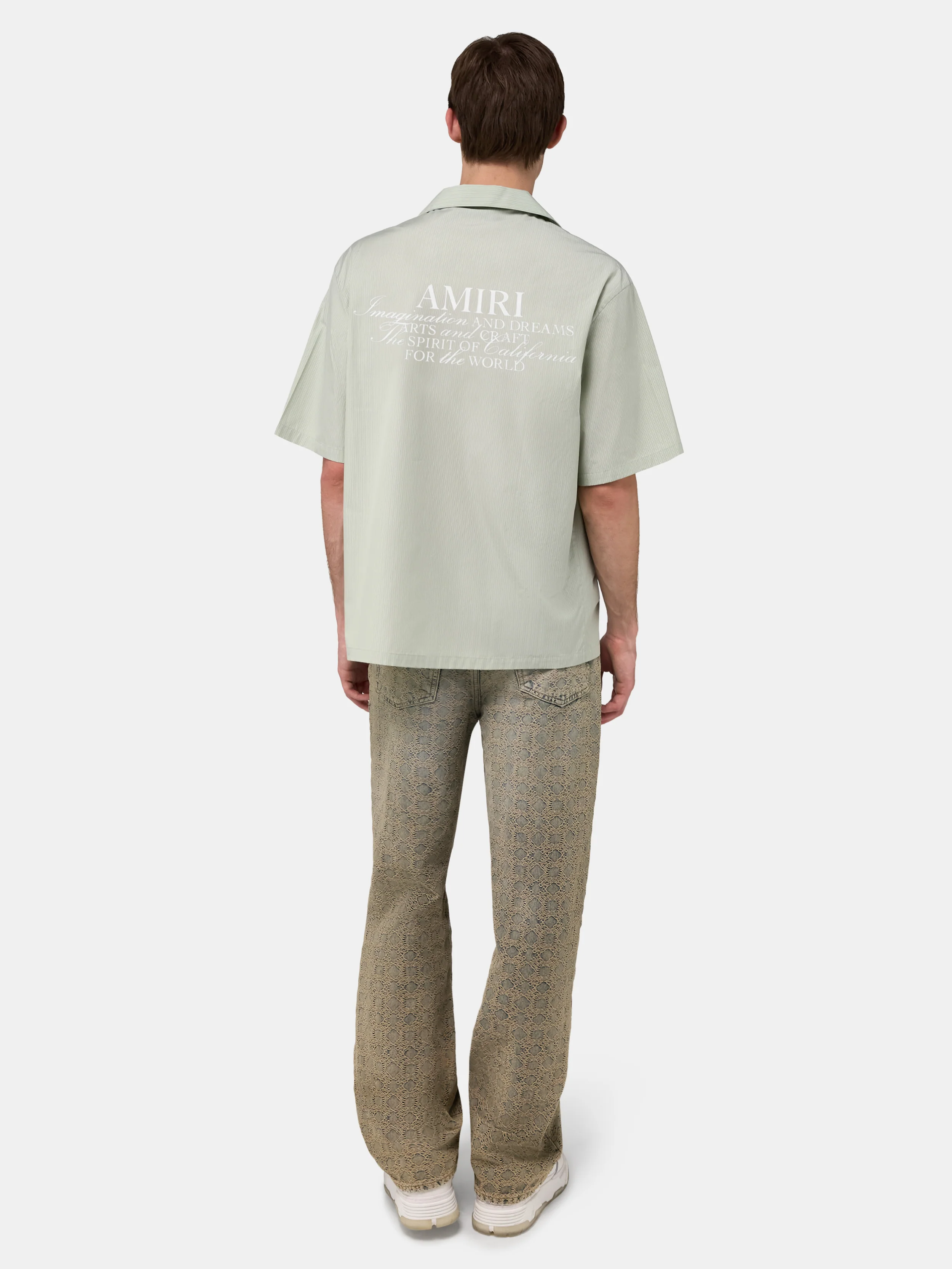 AMIRI SPIRIT BOX CAMP SHIRT - Green - Image 4