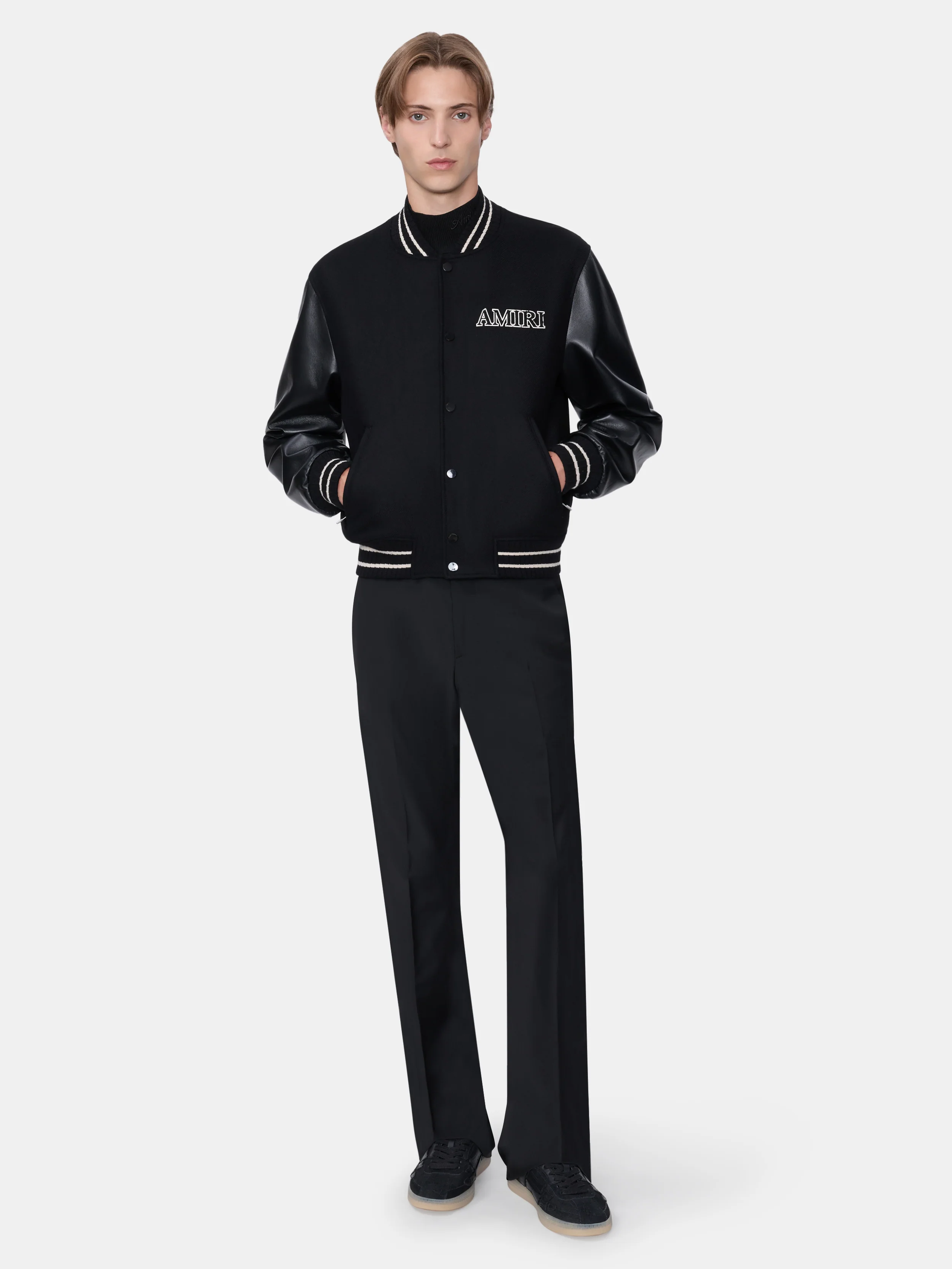 AMIRI VARSITY JACKET - BLACK - Image 2