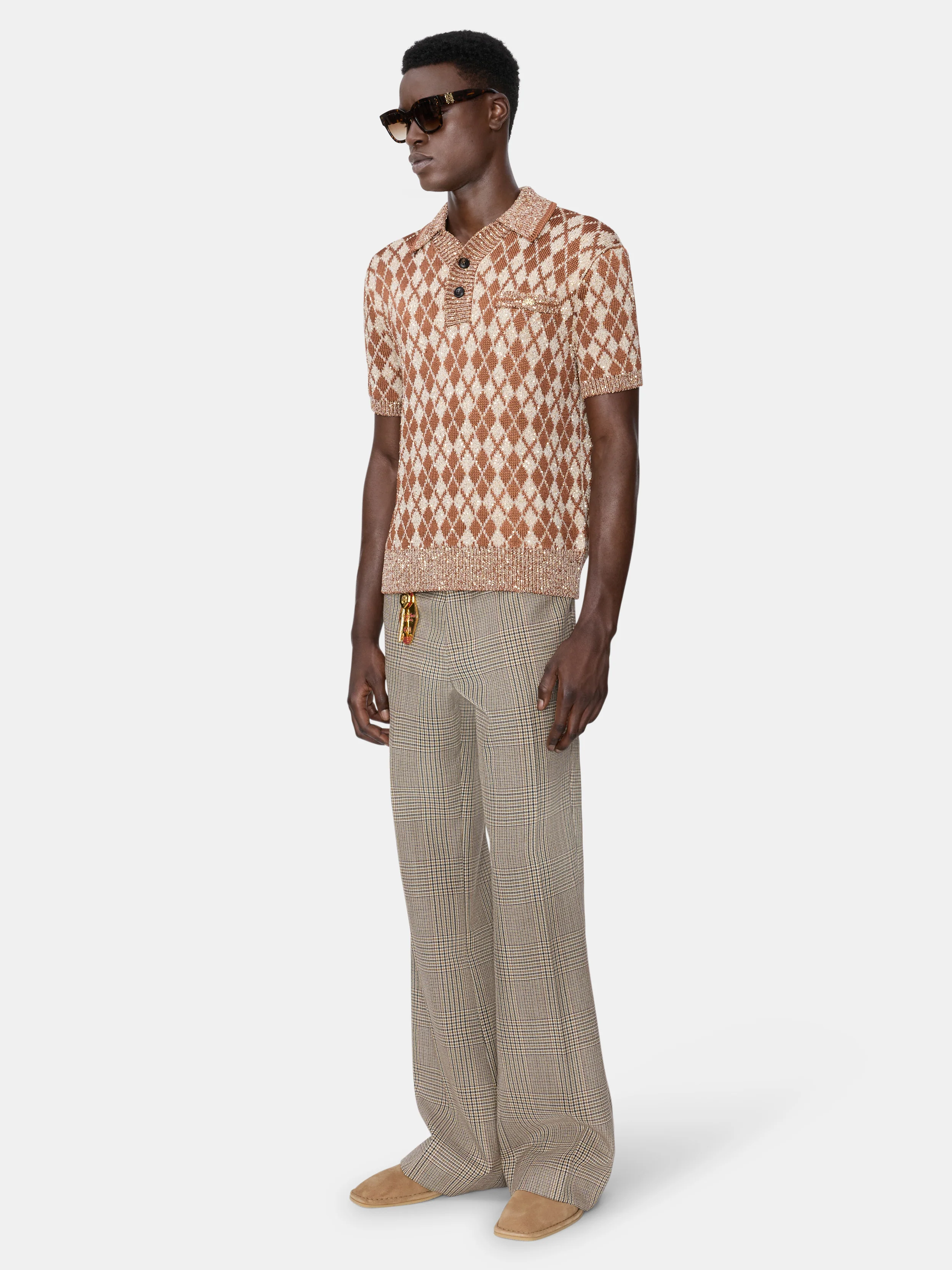 ARGYLE POLO - Whisky - Image 3