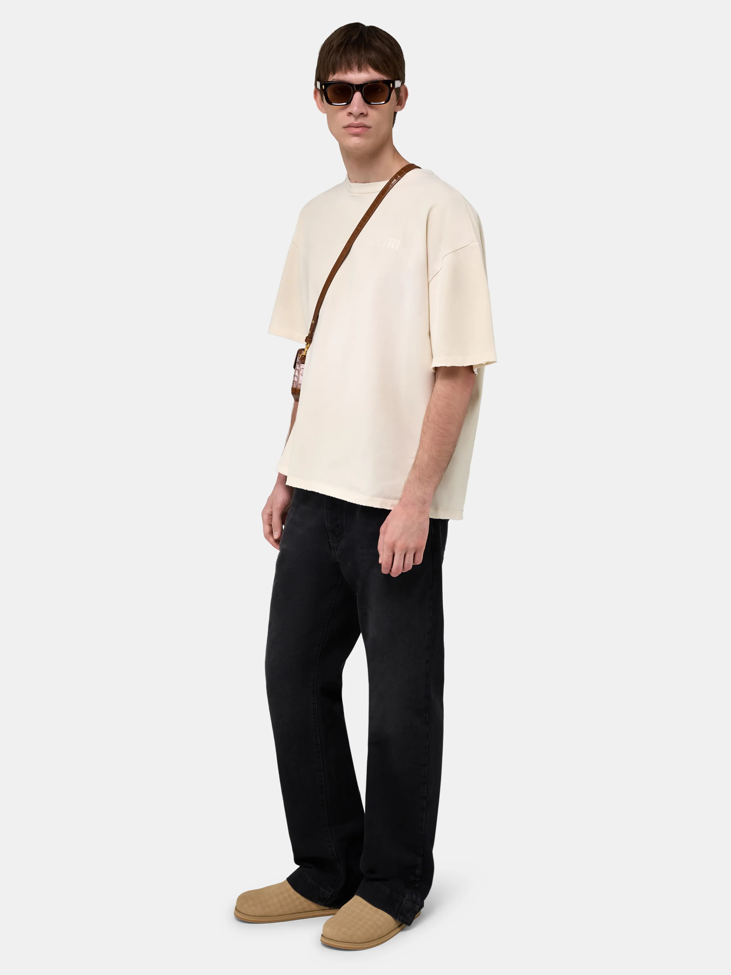 BANDANA PATCH OVERSIZED TEE - Ivory - Image 3
