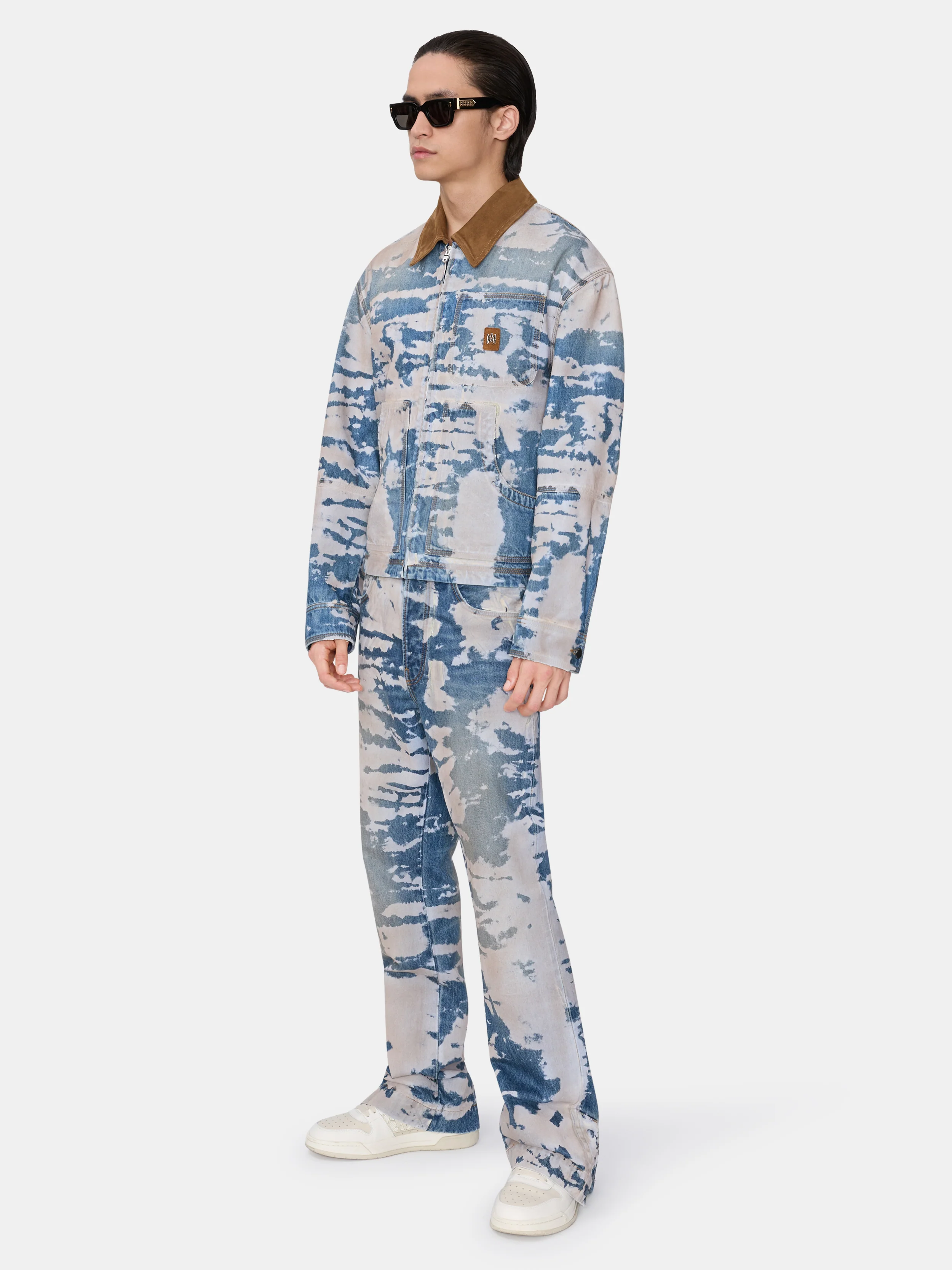 BLEACHED WORK JACKET - Bleach Out - Image 3