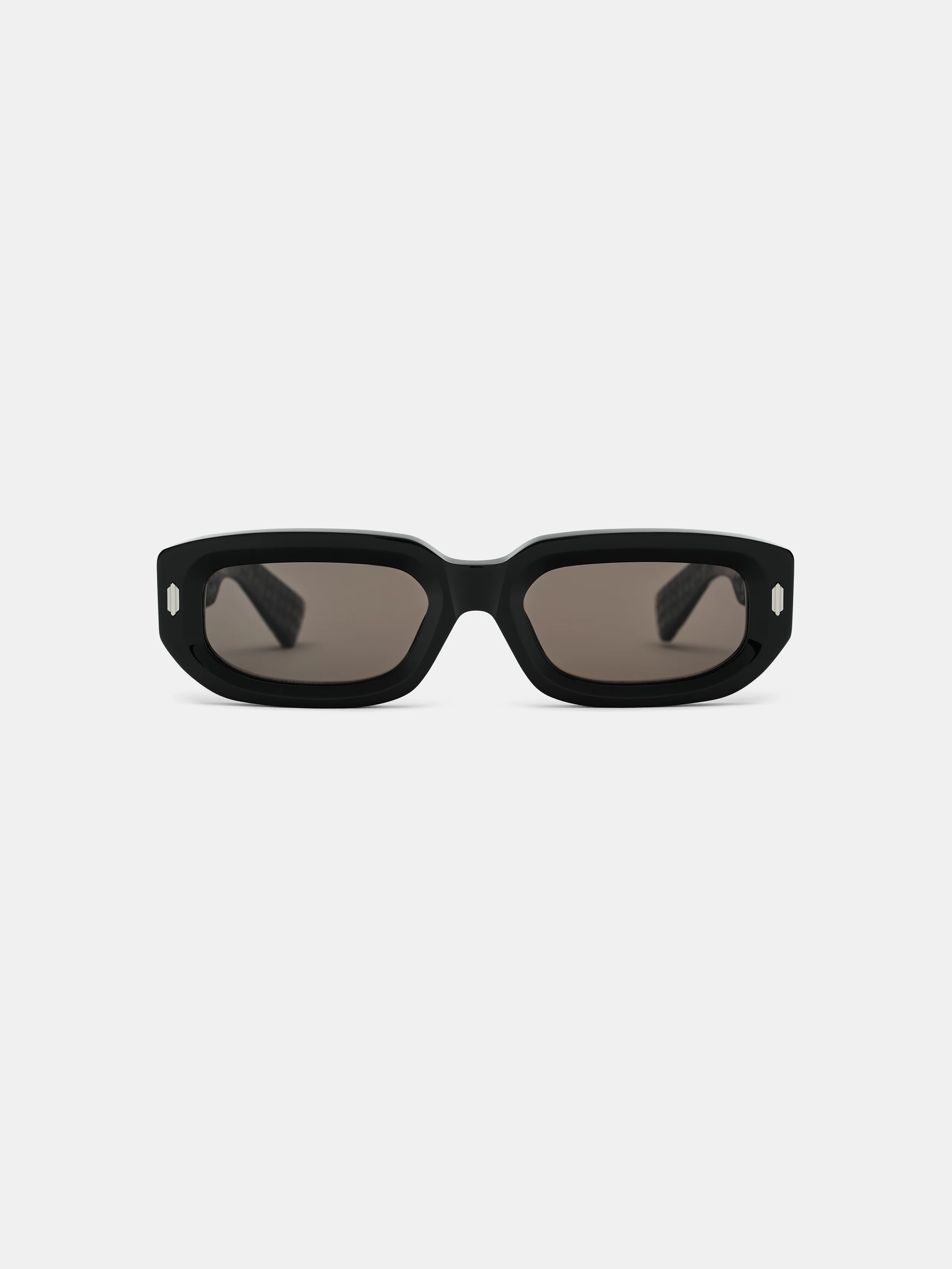 FAIRFAX EXPOSED EXTERNAL SUNGLASSES - Black Silver - Image 2