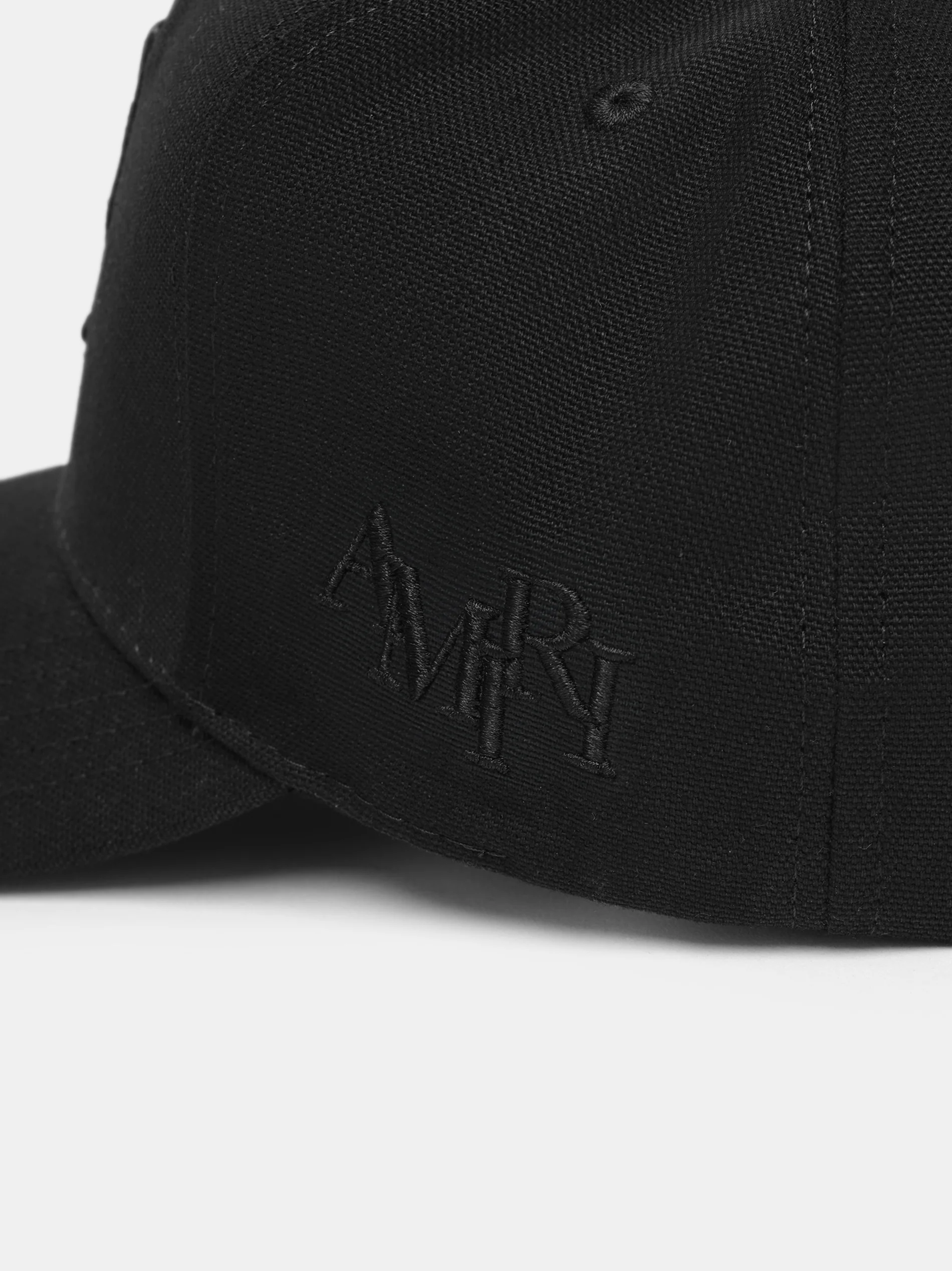 MA AMIRI STAGGERED CANVAS HAT - Black - Image 5