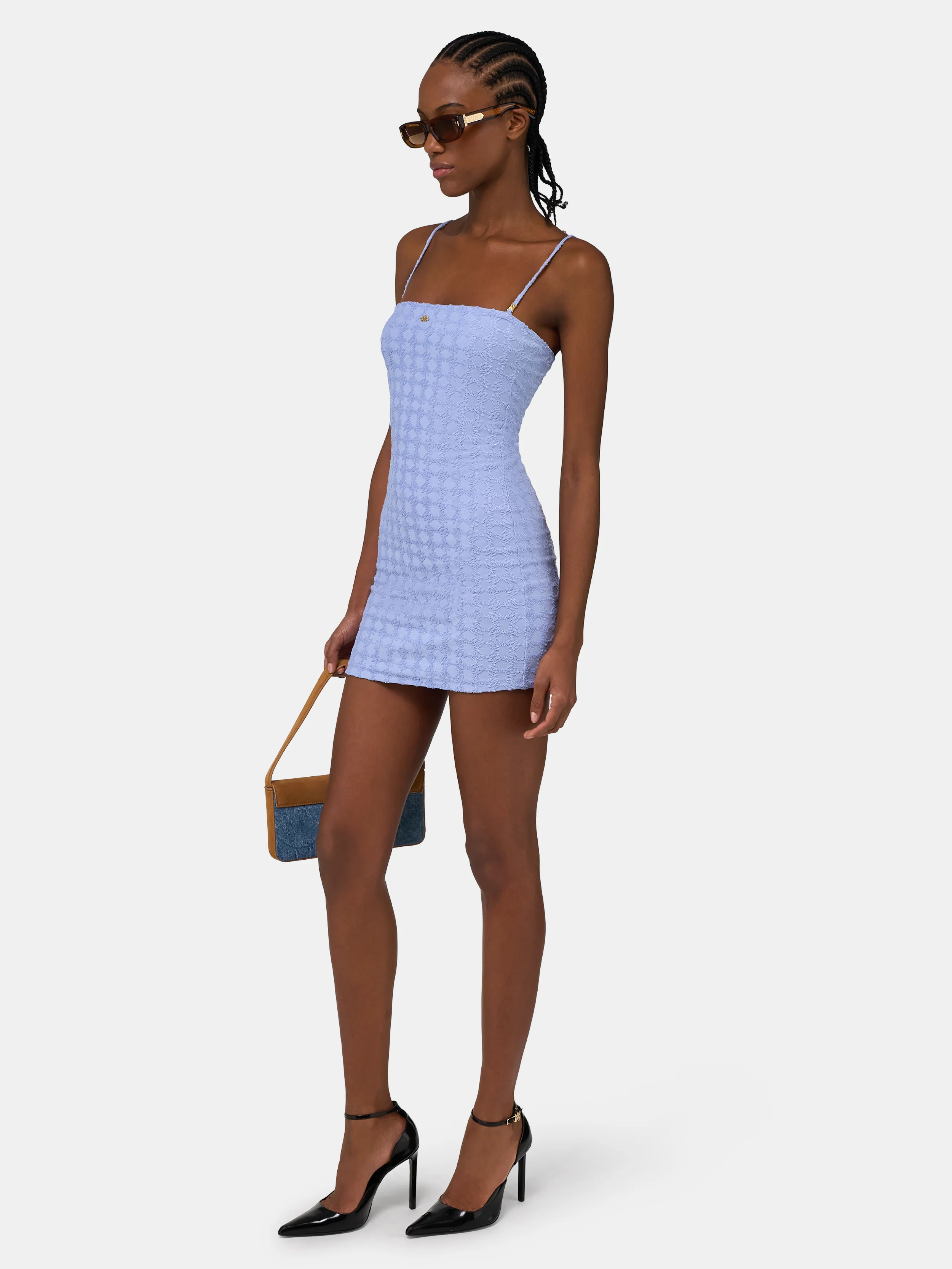 WOMEN - WOMEN'S MA QUAD TOWELING DRESS - Skyline Blue - Image 3