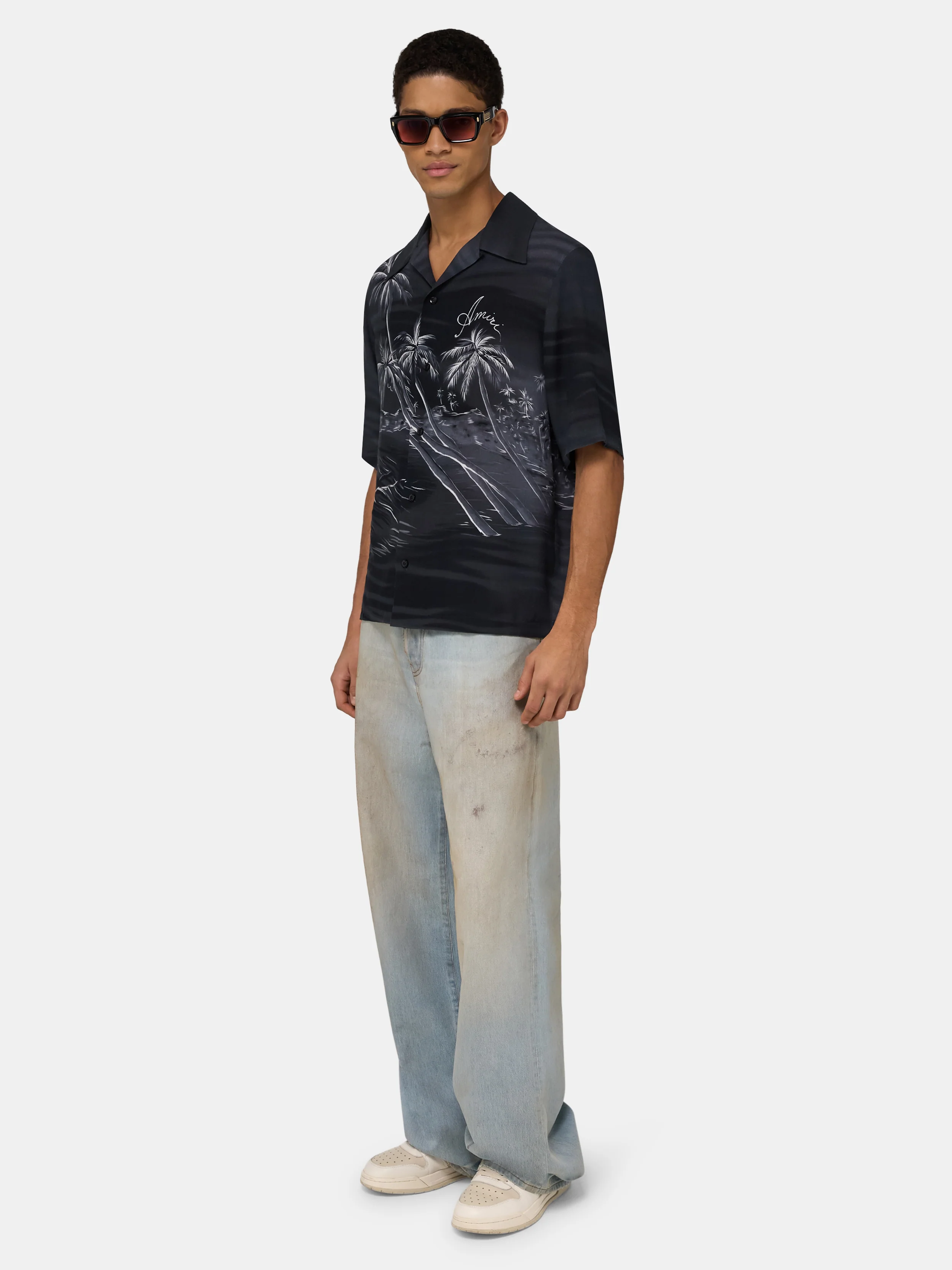 PALMS CAMP SHIRT - Black - Image 3