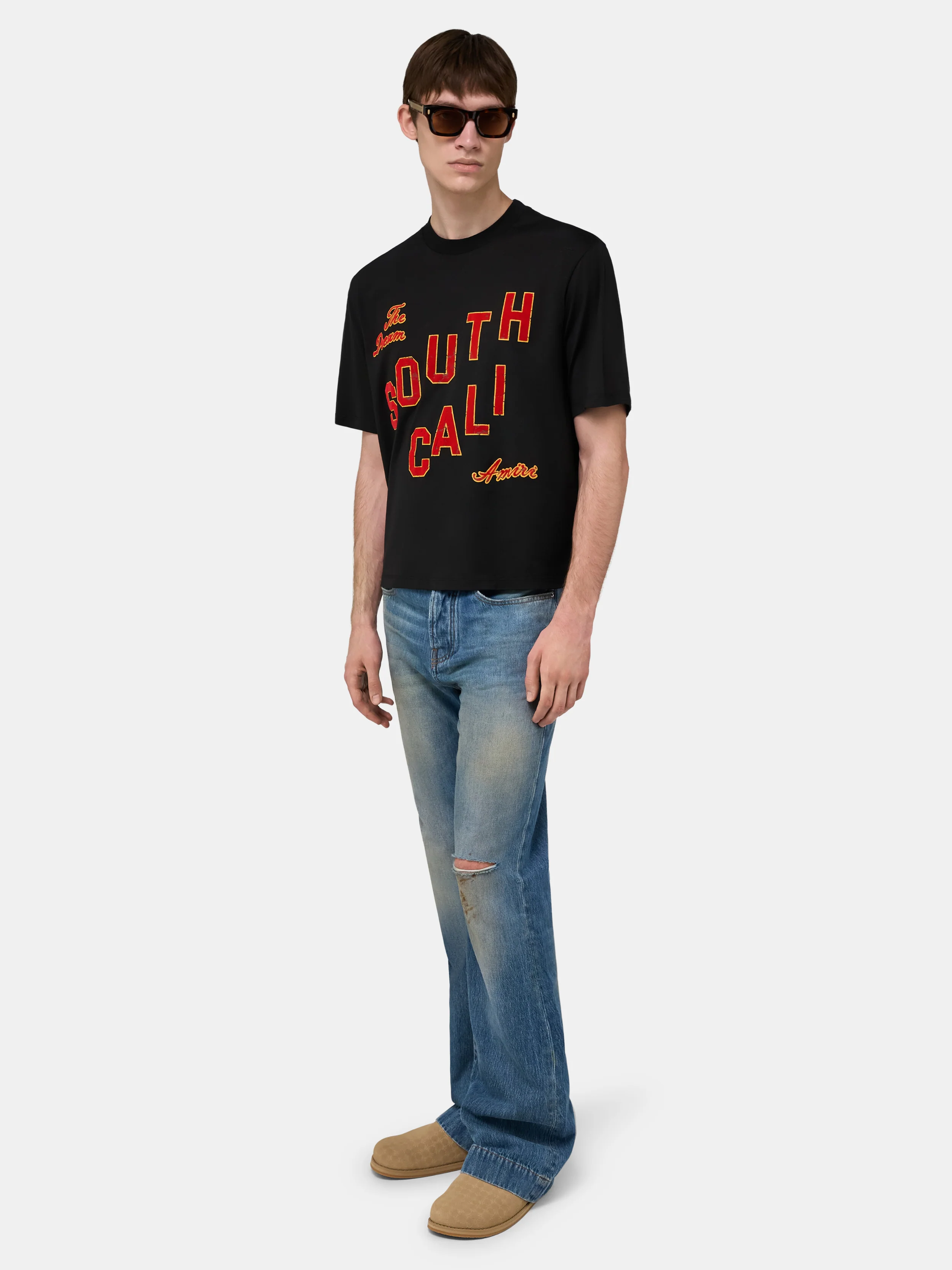 SOUTH CALI BOX TEE - Black - Image 3