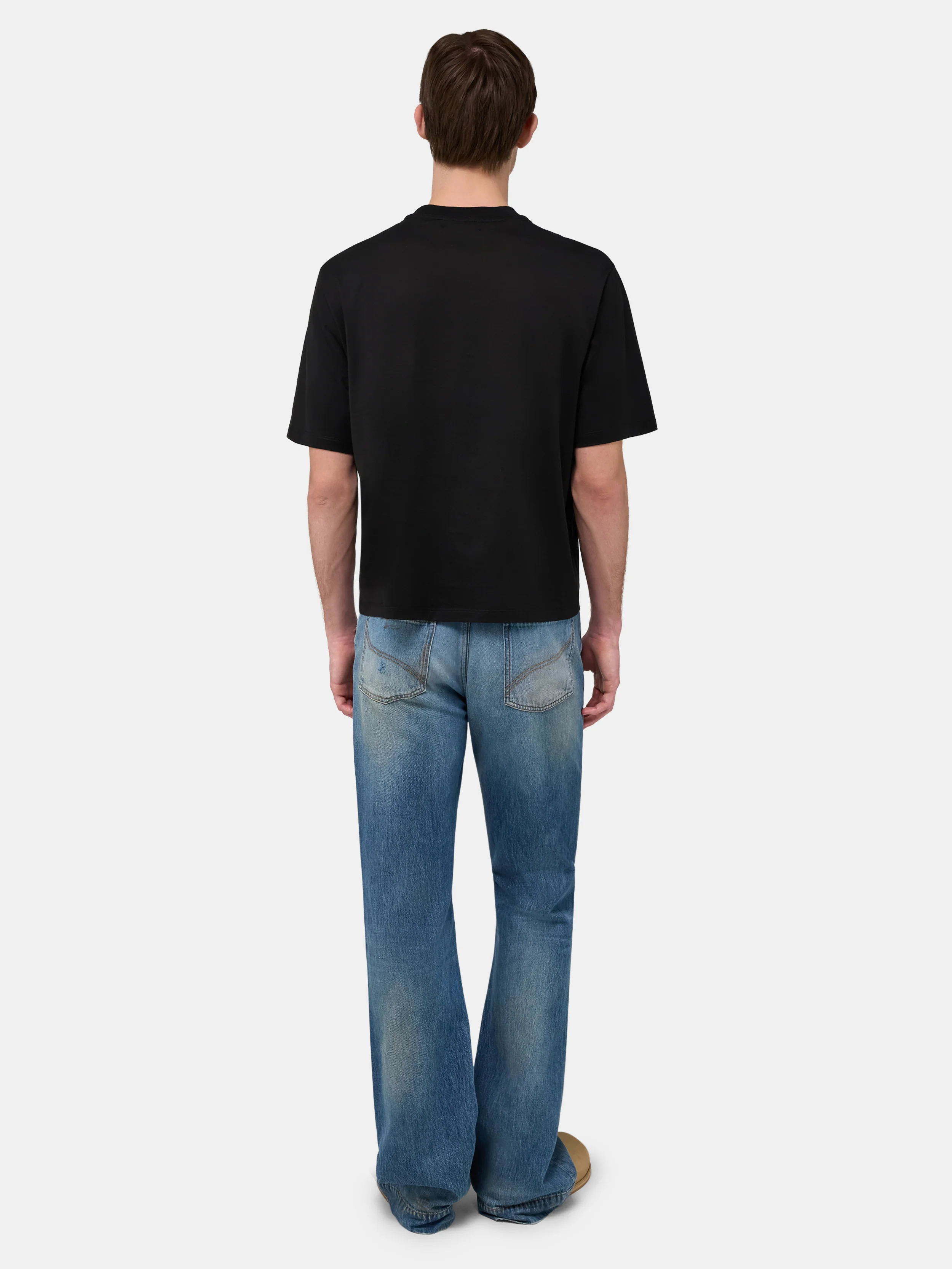 SOUTH CALI BOX TEE - Black - Image 4