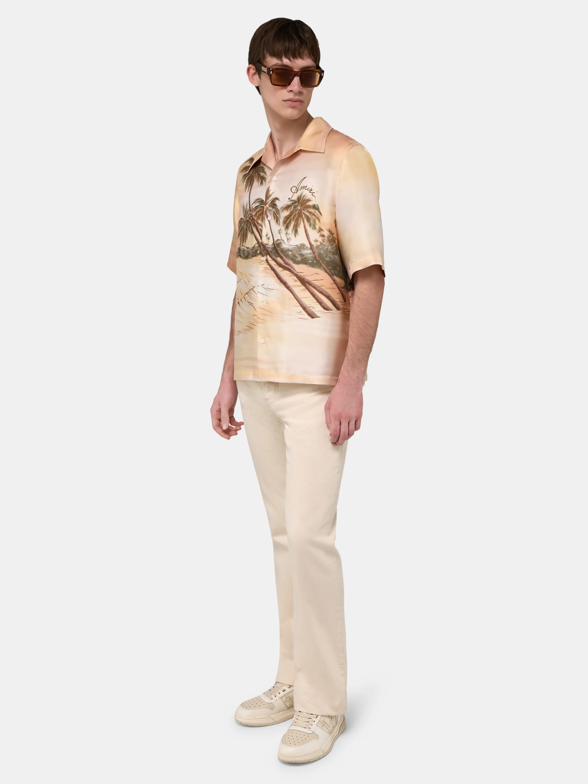 STRAIGHT FLARE JEAN - Ecru - Image 3