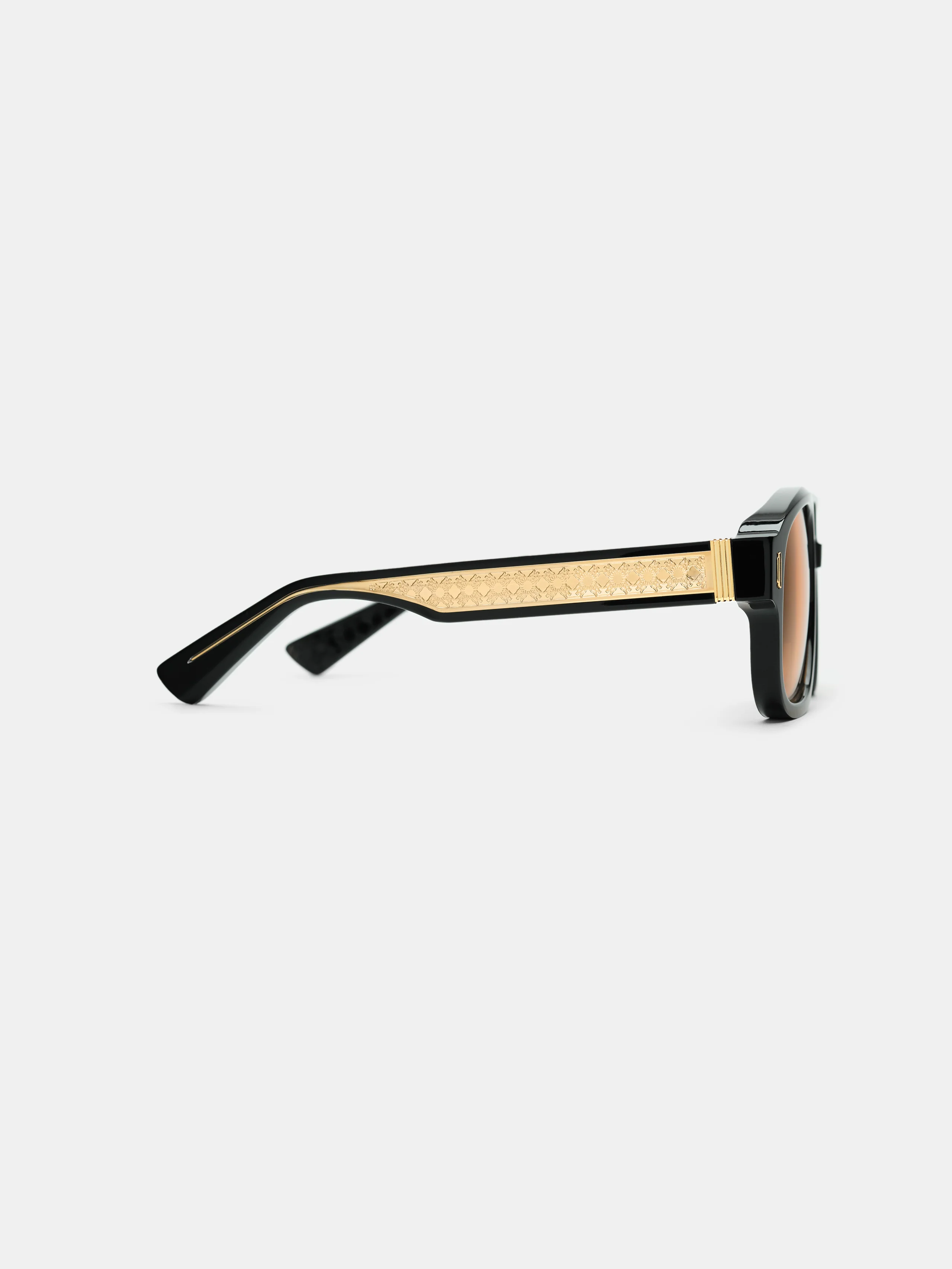 WILSHIRE SUNGLASSES - Black Brown - Image 3