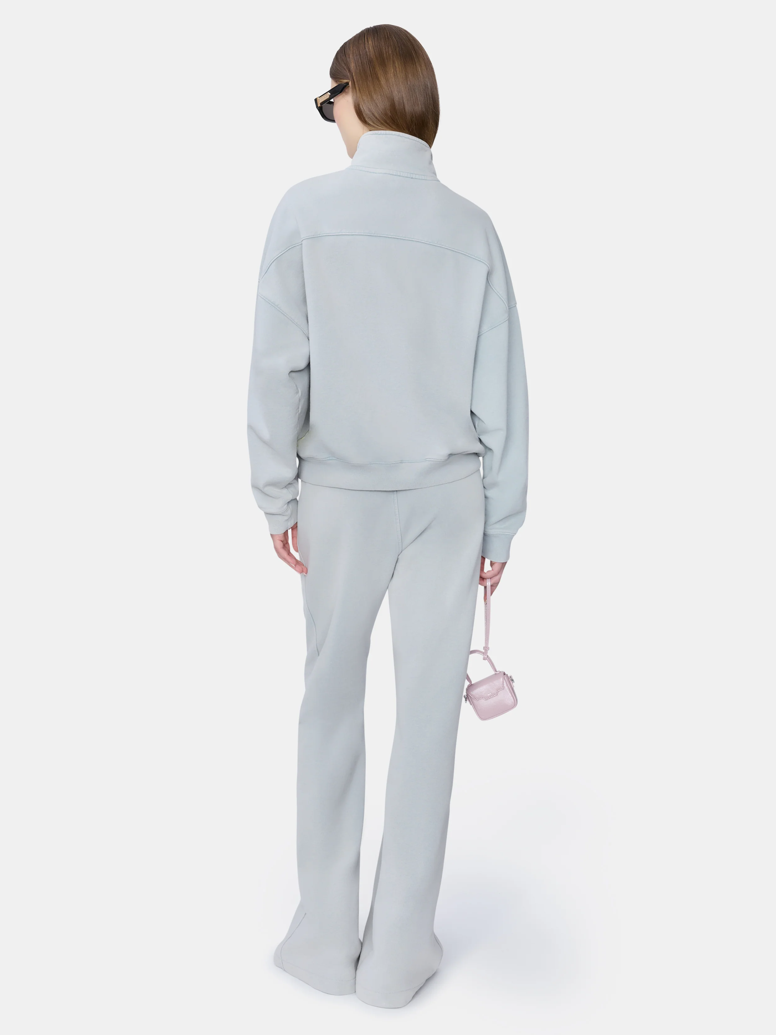 WOMEN - WOMEN'S HOPE AND DREAMS HALF ZIP CREW - Steel - Image 3